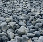 black river pebbles
